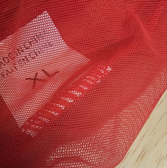 Red Lace Baby Doll Dress Set - Picture 3 of 15